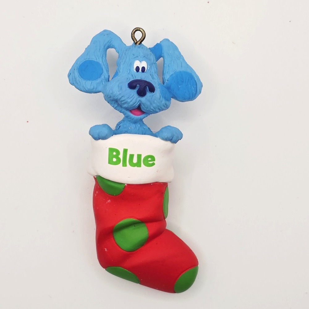 Nickelodeon Blue's Clues Stocking Christmas Ornament 2005 Licensed Collectible